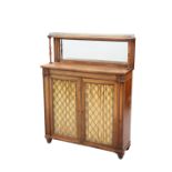 A REGENCY ROSEWOOD CHIFFONIER