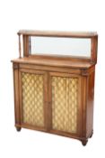 A REGENCY ROSEWOOD CHIFFONIER