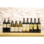 10 BOTTLES MIXED LOT MATURE CLARET, RIOJA AND POUILLY FUME