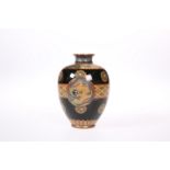 A JAPANESE CLOISONNE DRAGON VASE