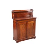 A MID VICTORIAN MAHOGANY CHIFFONIER