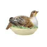 A MEISSEN MODEL OF A PARTRIDGE, 19TH CENTURY