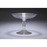 A GLASS TAZZA, c .1800