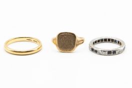 A COLLECTION OF THREE RINGS