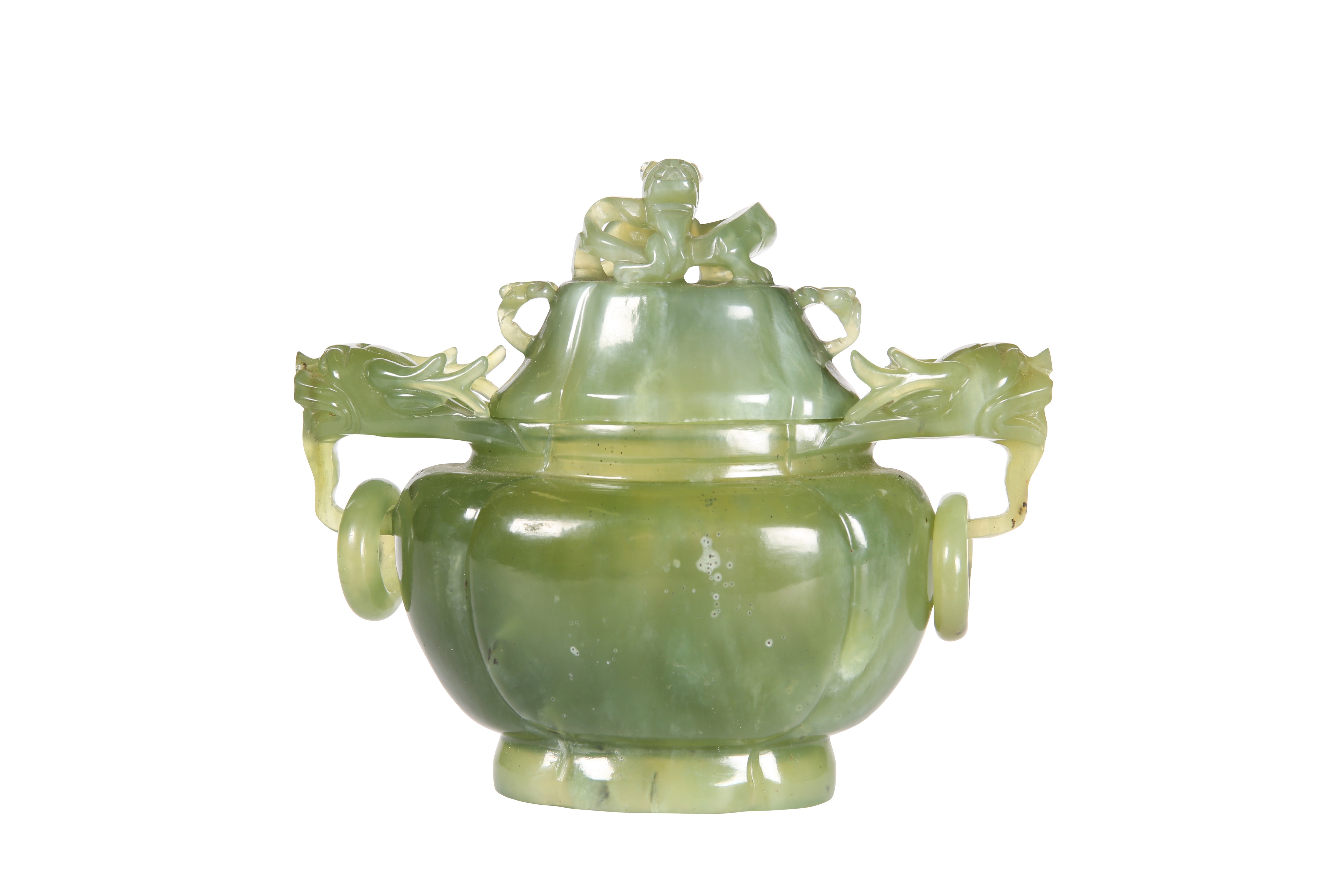 A CHINESE JADE CENSER