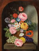 CONTINENTAL SCHOOL (19TH CENTURY), STILL LIFE OF FLOWERS