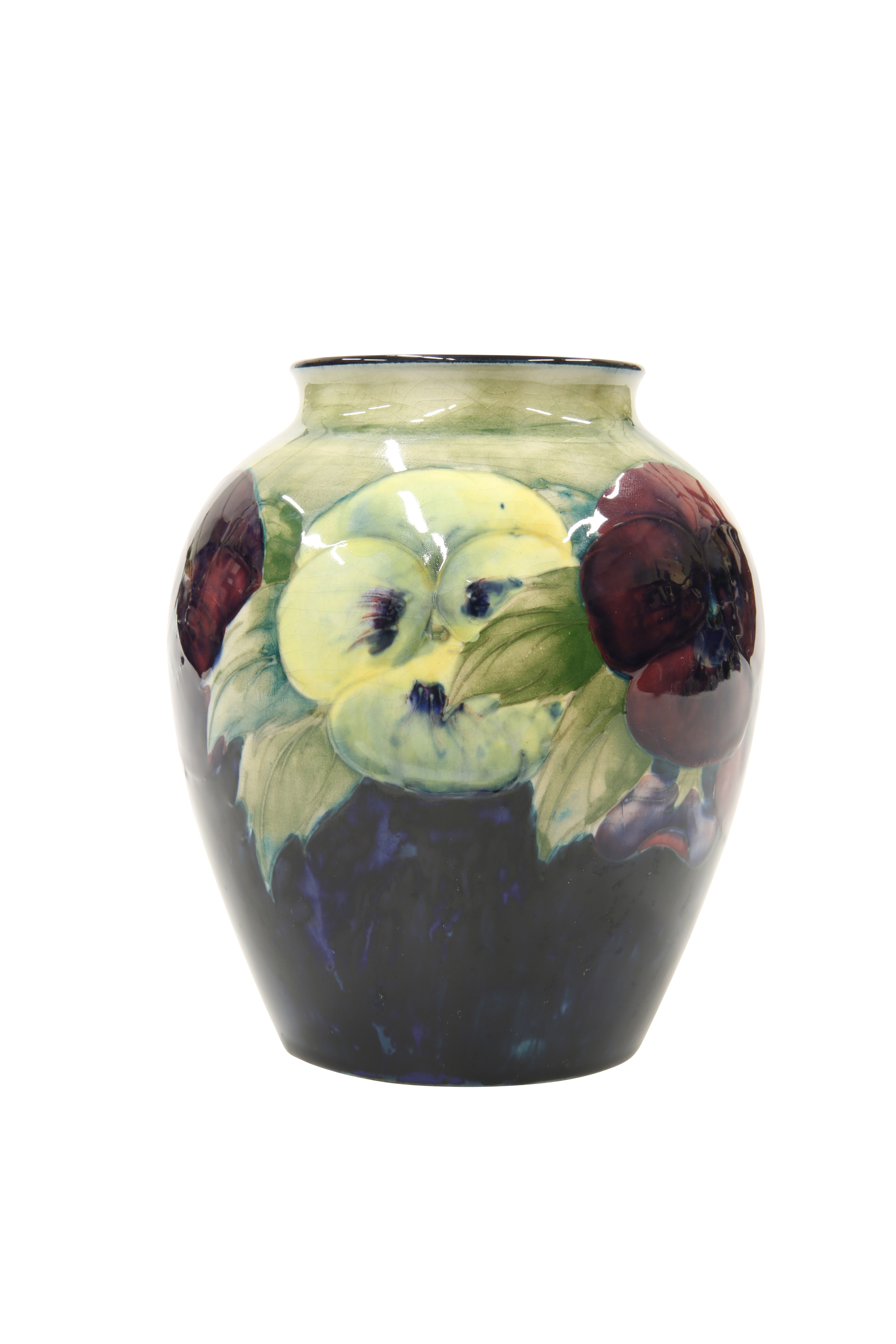 A WILLIAM MOORCROFT POTTERY VASE