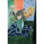 AFTER HENRI MATISSE (1869-1954), BLUE VASE WITH FLOWERS