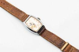 A MICKEY MOUSE STRAP WATCH