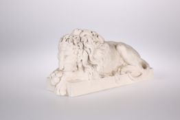 A REPLICA MODEL OF CANOVA'S SLEEPING LION