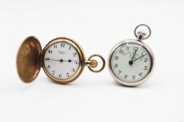 TWO POCKET WATCHES - DUKE RAILWAY TIMEKEEPER & WALTHAM.