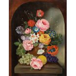 CONTINENTAL SCHOOL (19TH CENTURY), STILL LIFE OF FLOWERS