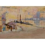 HARRY WANLESS (1873-1934), HARBOUR SCENE