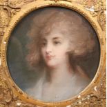 ATTRIBUTED TO JOHN RUSSELL (1745-1806), PORTRAIT OF A YOUNG LADY