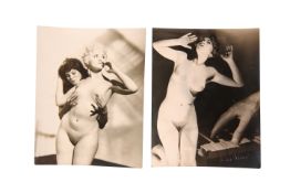 JEAN STRAKER (1913-1984), TWO NUDE STUDIES, SILVER GELATIN PRINTS