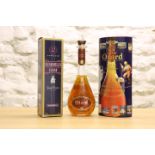 2 BOTTLES (INCLUDING 1 LITRE) MIXED LOT IRISH WHISKEY AND VSOP COGNAC,