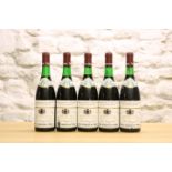 5 BOTTLES JABOULET HERMITAGE "LA CHAPELLE" 1985