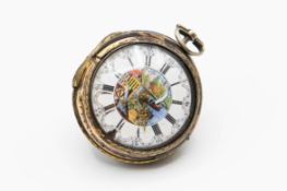 AN 18TH CENTURY PAIR CASED POCKET WATCH