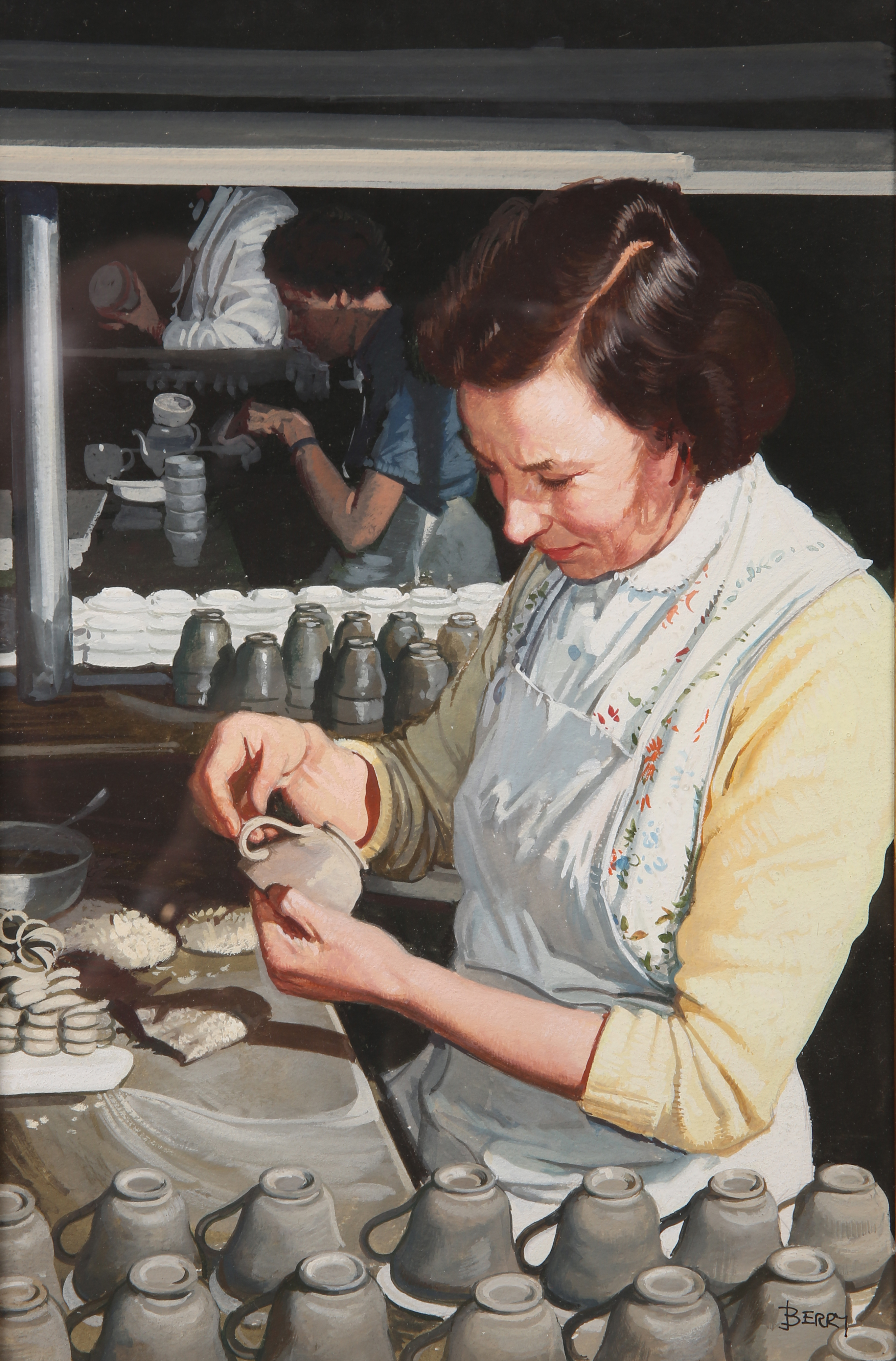 JOHN BERRY (1920-2009), FINISHING THE CUPS