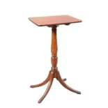 A GEORGE III MAHOGANY TILT-TOP TRIPOD TABLE