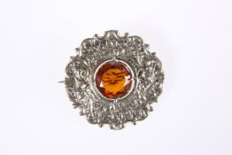 A LARGE SCOTTISH BROOCH