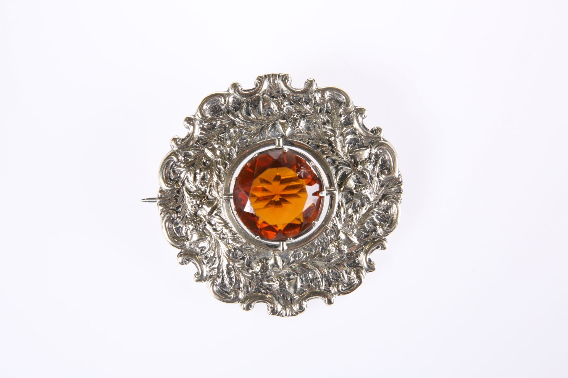 A LARGE SCOTTISH BROOCH