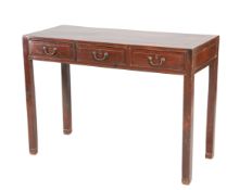 A CHINESE HARDWOOD TABLE