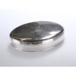 A GEORGE III SILVER TOBACCO BOX, THOMAS PHIPPS & EDWARD ROBINSON, LONDON 1792