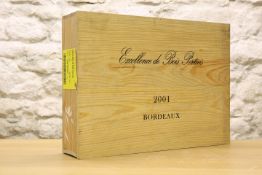 6 BOTTLES ‘EXCELLENCE DE BOIS PERTUIS’ BORDEAUX 2001