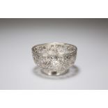 A CHINESE EXPORT SILVER BOWL, c.1900