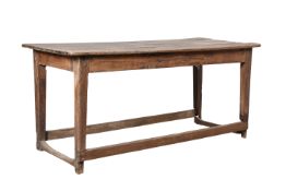 A PRIMITIVE OAK REFECTORY TABLE