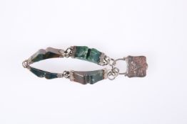 A SCOTTISH HARDSTONE BRACELET, c. 1900