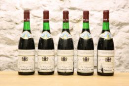 5 BOTTLES JABOULET HERMITAGE “LA CHAPELLE” 1985