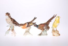 A GROUP OF GOEBEL BIRD MODELS