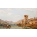 GEORGE CLARKSON STANFIELD (1828-1878), PELLA, LAGO D'ORTA