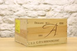 6 BOTTLES DOMAINE DE L’A COTES DE CASTILLON 2001