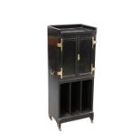 AN AESTHETIC MOVEMENT EBONISED MUSIC CABINET