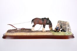 A BORDER FINE ARTS LIMITED EDITION MODEL, "PLOUGHMAN'S LUNCH"