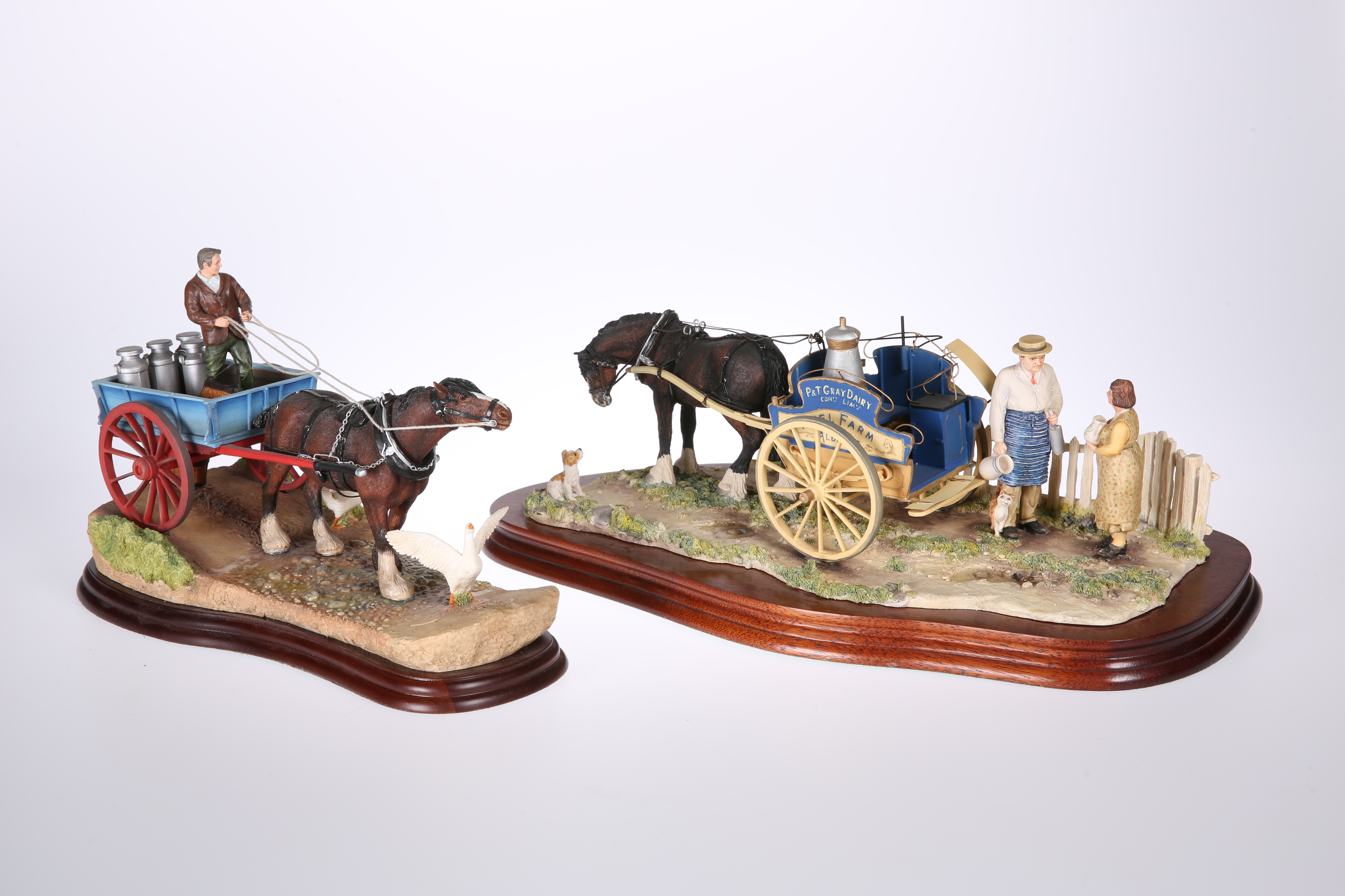 TWO BORDER FINE ARTS MODELS, comprising "Daily Delivery"