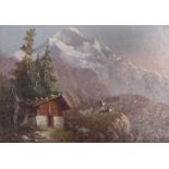 GOTTFRIED STAHLI-RYCHEN (AUSTRIAN, 1822-1901), MOUNTAIN SCENES
