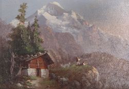 GOTTFRIED STAHLI-RYCHEN (AUSTRIAN, 1822-1901), MOUNTAIN SCENES