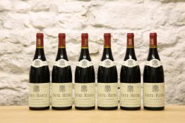 6 BOTTLES COTE ROTIE “LA LANDONNE” RENE ROSTAING 1998