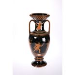 A LARGE STAFFORDSHIRE VASE IN THE ANCIENT GREEK TASTE, 19th CENTURY, SAMUEL ALCOCK & CO.