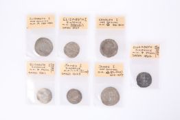 A MIXED LOT OF SEVEN COINS