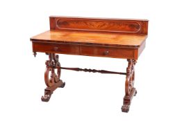 A VICTORIAN MAHOGANY WASHSTAND