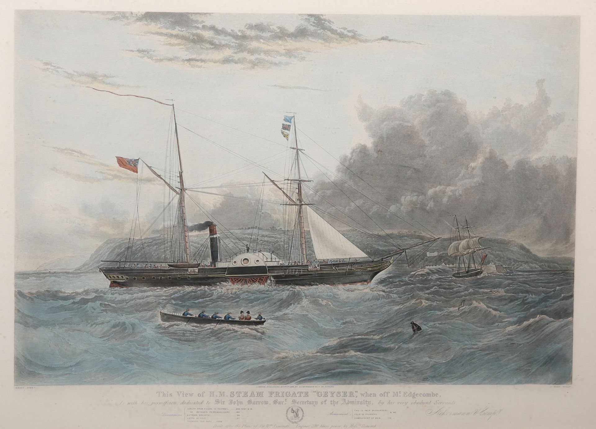 AFTER KNELL, VIEW OF H.M.S. STEAM FRIGATE 'GEYSER'