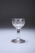 A SMALL MEAD OR HONEY GLASS, c.1740-50