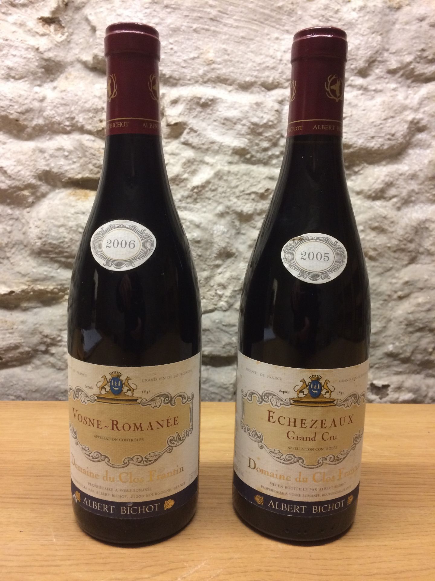 2 BOTTLES FROM ALBERT BICHOT DOMAINE DU CLOS FRANTIN