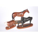 TWO BESWICK MODELS, comprising "Hereford Bull"