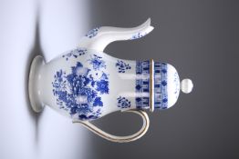 AN EARLY 19TH CENTURY TRANSFER-PRINTED COFFEE POT